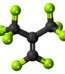 Perfluoroisobutene-3D-balls